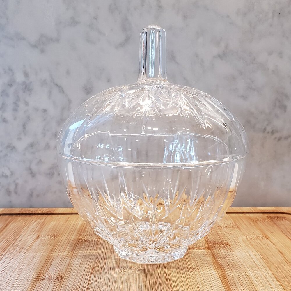 Crystal Candy Dish with Lid